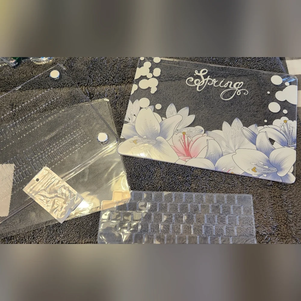 Clear Planner Cover with Textured Design